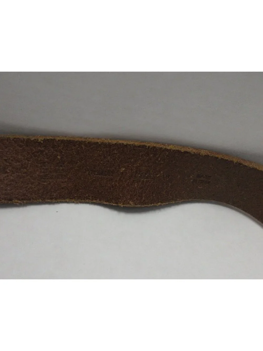Banana Republic Belt 46 Leather Solid Brass Buckle Distressed Casual